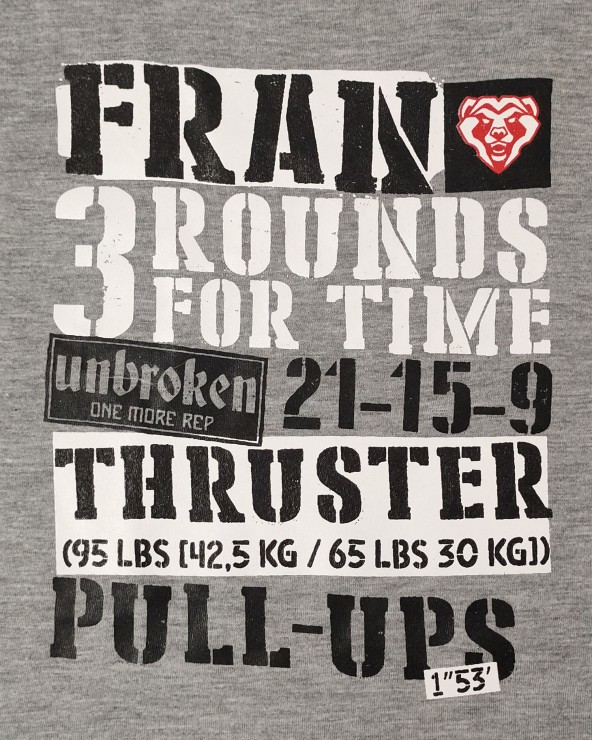 Camiseta Crossfit - Fran - Back