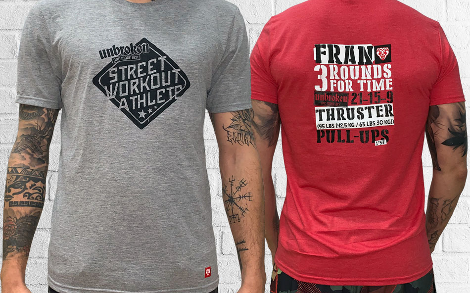 Camisetas para Street Workout y Crossfit